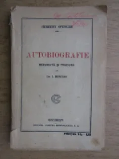 AUTOBIOGRAFIE - HERBERT SPENCER