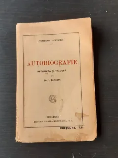 AUTOBIOGRAFIE - HERBERT SPENCER
