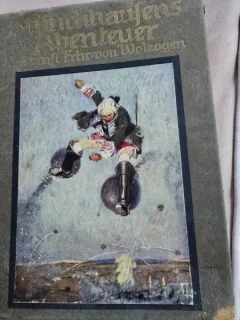 Aventurile Baronului Munchhausen, carte in limba germana