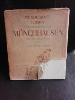 Aventurile Baronului Munchhausen, carte in limba germana