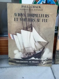 AVIONS TORPILLEURS ET VOILIERS AU FEU , PAULCHACK