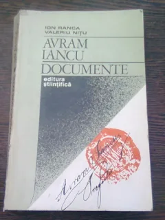 AVRAM IANCU. DOCUMENTE - ION RANCA