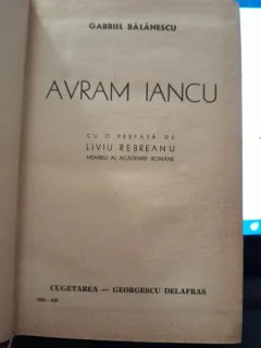 AVRAM IANCU - GABRIEL BALANESCU