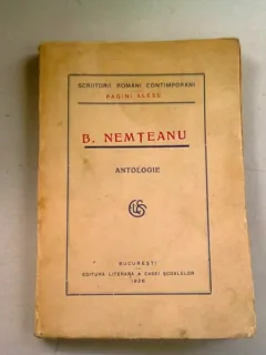 B. NEMTEANU - ANTOLOGIE FACUTA DE M. DRAGOMIRESCU