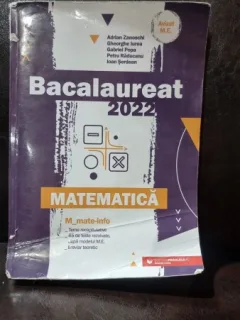 Bacalaureat 2022, matematica - Adrian Zanoschi