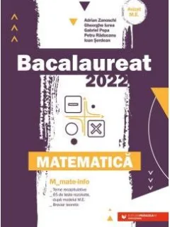 Bacalaureat 2022 - Matematica