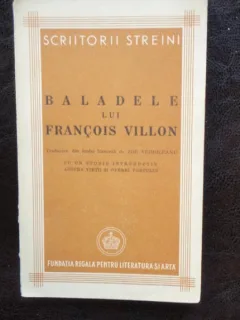 BALADELE LUI FRANCOIS VILLON