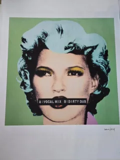 Banksy - Let's get dirty (Kate Moss), litografie originala