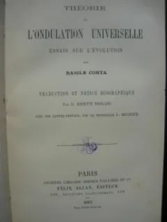 Basile Conta - Theorie de L ondulation universelle - 1895