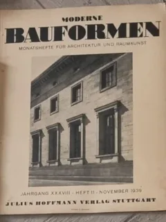 Bauformen - November 1939
