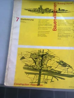 BAUNEN + WOHNEN NR.7/1966  (REVISTA DE ARHITECTURA IN LIMBA GERMANA)
