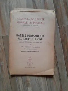 Bazele permanente ale dreptului civil - Alexandru Vallimarescu