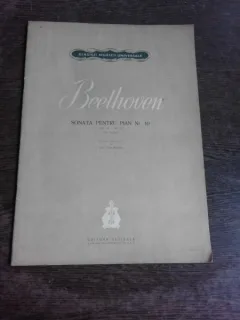 BEETHOVEN,SONATA PENTRU PIAN NR.10  (PARTITURA)