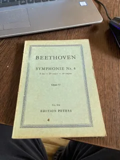 Beethoven Symphonie Nr. 4 B dur B major si majeur opus 60
