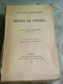 BENOIT DE SPINOZA - PAUL LOUIS COUCHOUD  (CARTE IN LIMBA FRANCEZA)