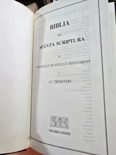 Biblia sau Sfanta Scriptura a Vechiului Si Noului Testament cu trimiteri
