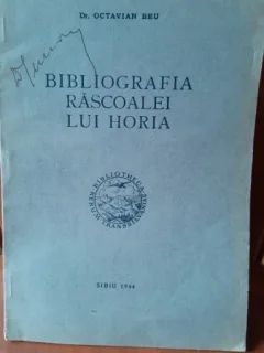Bibliografia rascoalei lui Horia - Octavian Beu