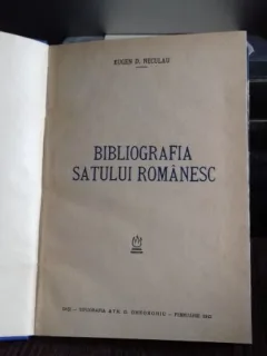 BIBLIOGRAFIA SATULUI ROMANESC - EUGEN D. NECULAU