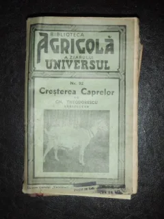 BIBLIOTECA AGRICOLA A ZIARULUI UNIVERSUL NR. 92/1944