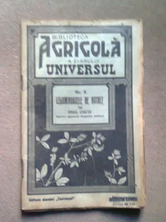 BIBLIOTECA AGRICOLA A ZIARULUI  UNIVERSUL NR.8/1943