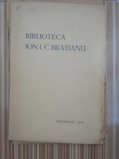 Biblioteca Ion I.C. Bratianu. a l'Occasion de la premiere exposition de livre, 1932
