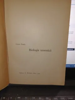 Biologie Teoretica - Victor Preda