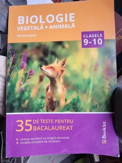 Biologie vegetala animala clasele 9-10, 35 de teste pentru bacalaureat - Niculina Badiu
