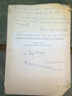 BISERICA ASEZAMANTUL DOMNITA BALASA DIN BUCURESTI - MIHAIL MARINESCU, EMANUIL HAGI MOSCO, RADU CRETEANU (DEDICATIE)
