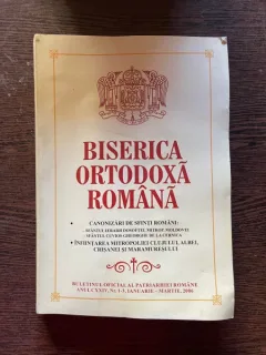 Biserica Ortodoxa Romana Anul CXXIV, Nr. 1-3, Ianuarie-Martie, 2006