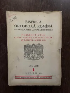 Biserica Ortodoxa Romana Anul LXXII 1 1954
