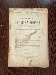 Biserica Ortodoxa Romana Anul XXXIV Nr. 9 Decembrie 1910