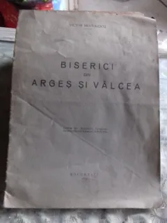 BISERICI DIN ARGES SI VALCEA - VICTOR BRATULESCU