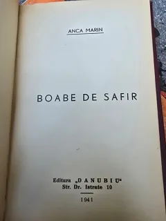 Boabe de safir - Anca Marin