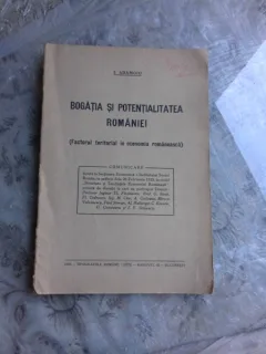 BOGATIA SI POTENTIALITATEA ROMANIEI - L. ADAMOIU