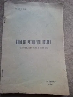 Bogdan Petriceicu Hasdeu - Stelian N. Cucu