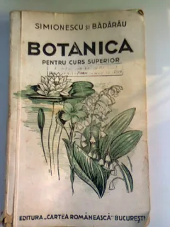 BOTANICA PENTRU CURS SUPERIOR - SIMIONESCU SI BADARAU