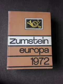 BRIEFMARKEN-KATALOG ZUMSTEIN EUROPA 1972 (Catalog de timbre ZUMSTEIN EUROPA 1972)