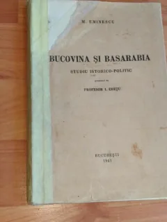 BUCOVINA SI BASARABIA -STUDIU ISTORICO- POLITIC-M. EMINESCU