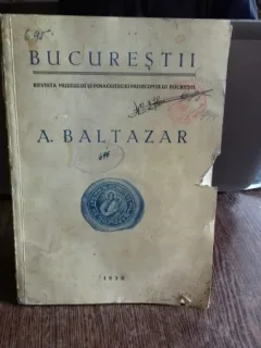 BUCURESTII, REVISTA MUZEULUI SI PINACOTECEI MUNICIPIULUI BUCURESTI 1936