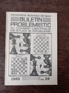 BULETIN PROBLEMISTIC AL COMISIEI CENTRALE DE STUDII SI PROBLEME NR. 39/1983