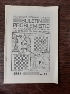 BULETIN PROBLEMISTIC AL COMISIEI CENTRALE DE STUDII SI PROBLEME NR. 41/1984