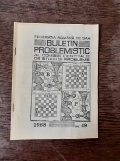 BULETIN PROBLEMISTIC AL COMISIEI CENTRALE DE STUDII SI PROBLEME NR. 49/1988