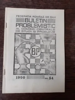 BULETIN PROBLEMISTIC AL COMISIEI CENTRALE DE STUDII SI PROBLEME NR. 54/1990