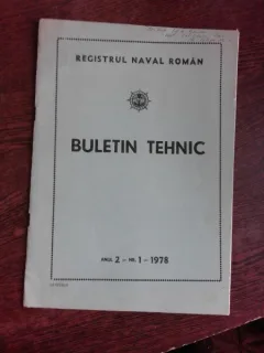 BULETIN TEHNIC NR.1/1978, REGISTRUL NAVAL ROMAN