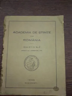 Buletinul ACADEMIEI DE STIINTE DIN ROMANIA, 1936 - DR . C . ANGELESCU , CONST . KIRITESCU