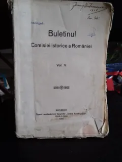 BULETINUL COMISIEI ISTORICE A ROMANIEI VOL.V