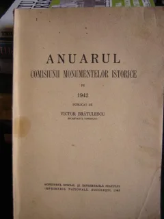 BULETINUL COMISIUNII MONUMENTELOR ISTORICE - 1942 DE VICTOR BRATULESCU