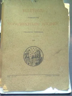 BULETINUL COMISIUNII MONUMENTELOR ISTORICE 1943