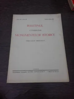 Buletinul Comisiunii Monumentelor istorice, ianuarie martie 1929