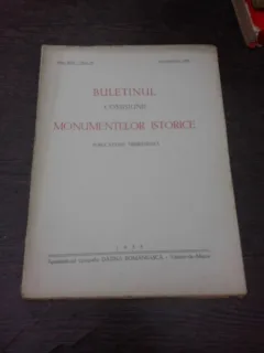 Buletinul Comisiunii Monumentelor istorice, ianuarie martie 1938